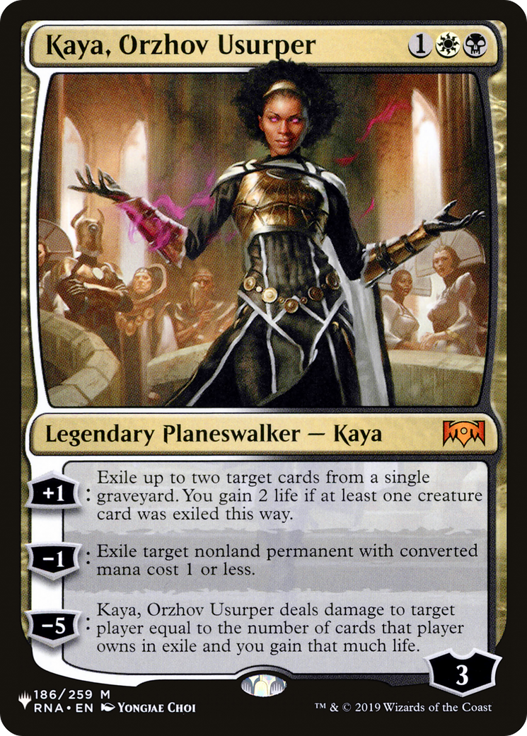 Kaya, Orzhov Usurper [The List] | Cards and Coasters CA