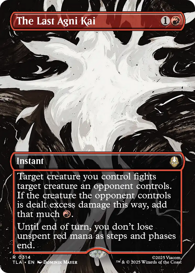 The Last Agni Kai (Borderless) [Avatar: The Last Airbender] | Cards and Coasters CA