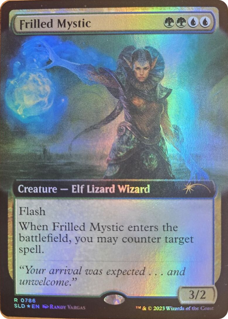 Frilled Mystic (Extended Art) [Secret Lair Drop Series] | Cards and Coasters CA