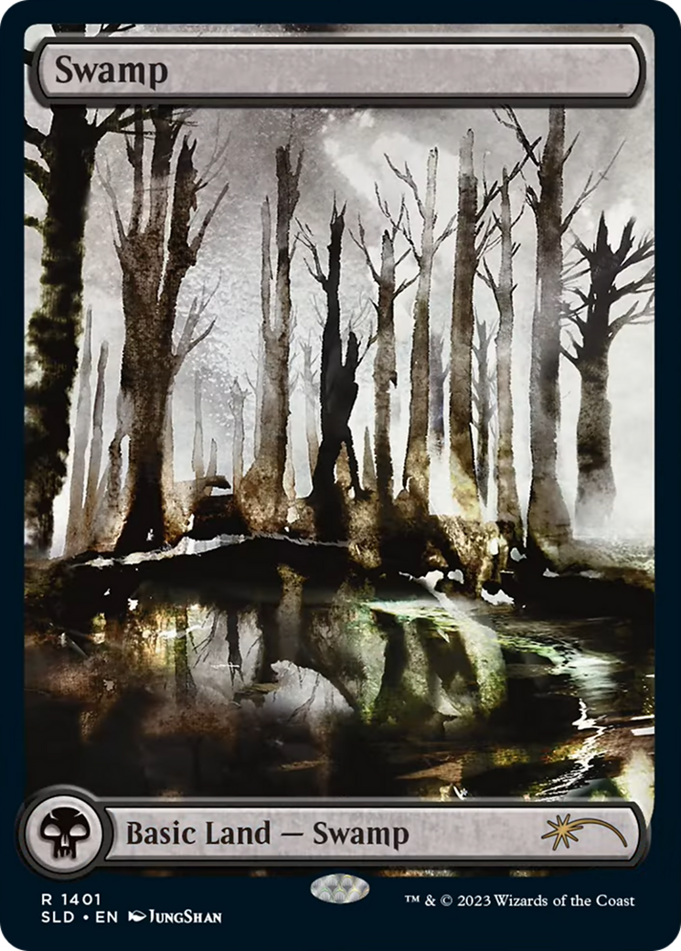 Swamp (1401) [Secret Lair Drop Series] | Cards and Coasters CA