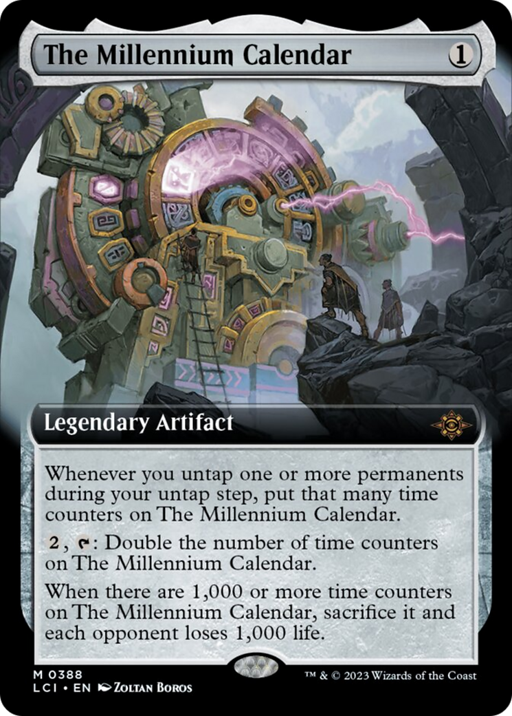 The Millennium Calendar (Extended Art) [The Lost Caverns of Ixalan] | Cards and Coasters CA