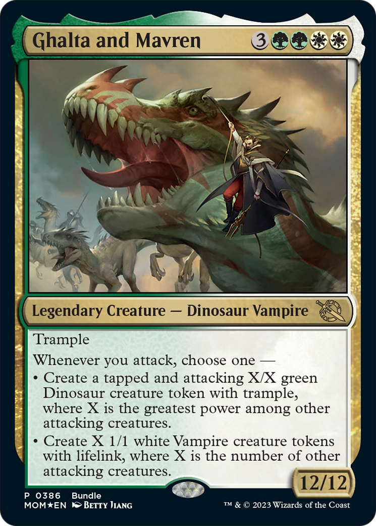Ghalta and Mavren (Bundle) [March of the Machine] | Cards and Coasters CA