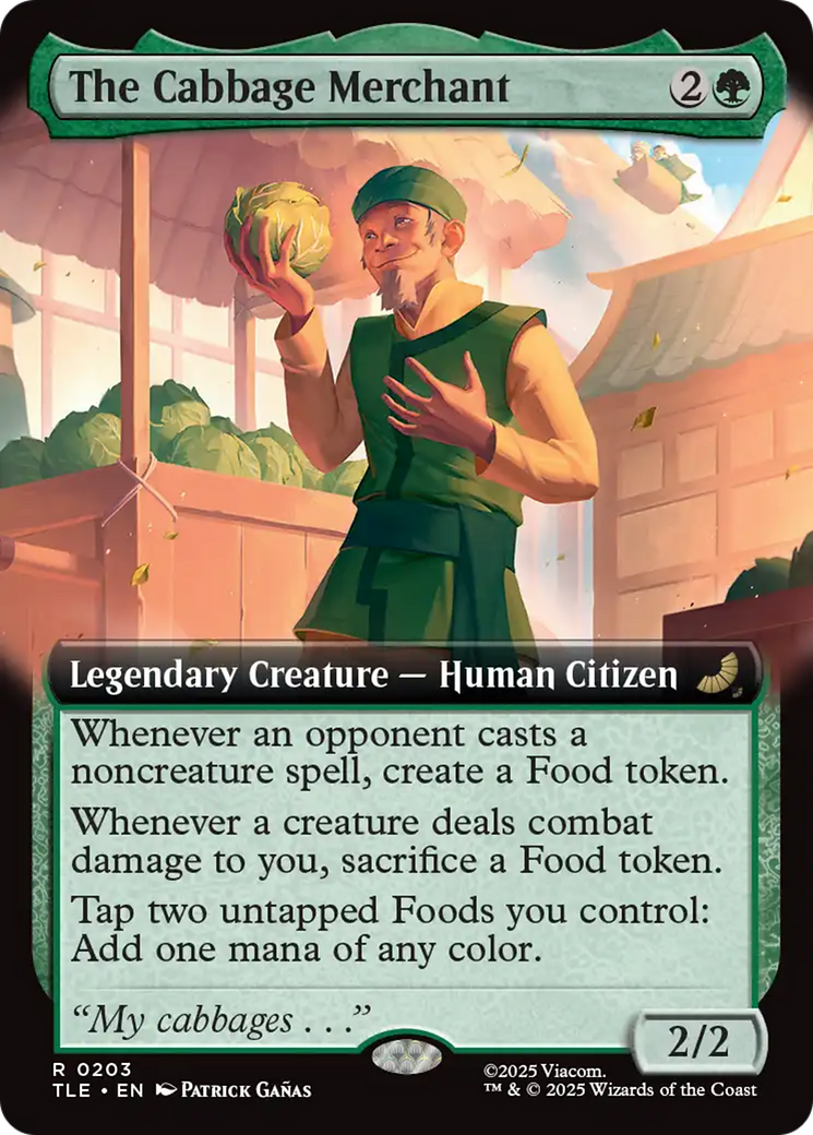 The Cabbage Merchant (Extended Art) [Avatar: The Last Airbender: Eternal-Legal] | Cards and Coasters CA