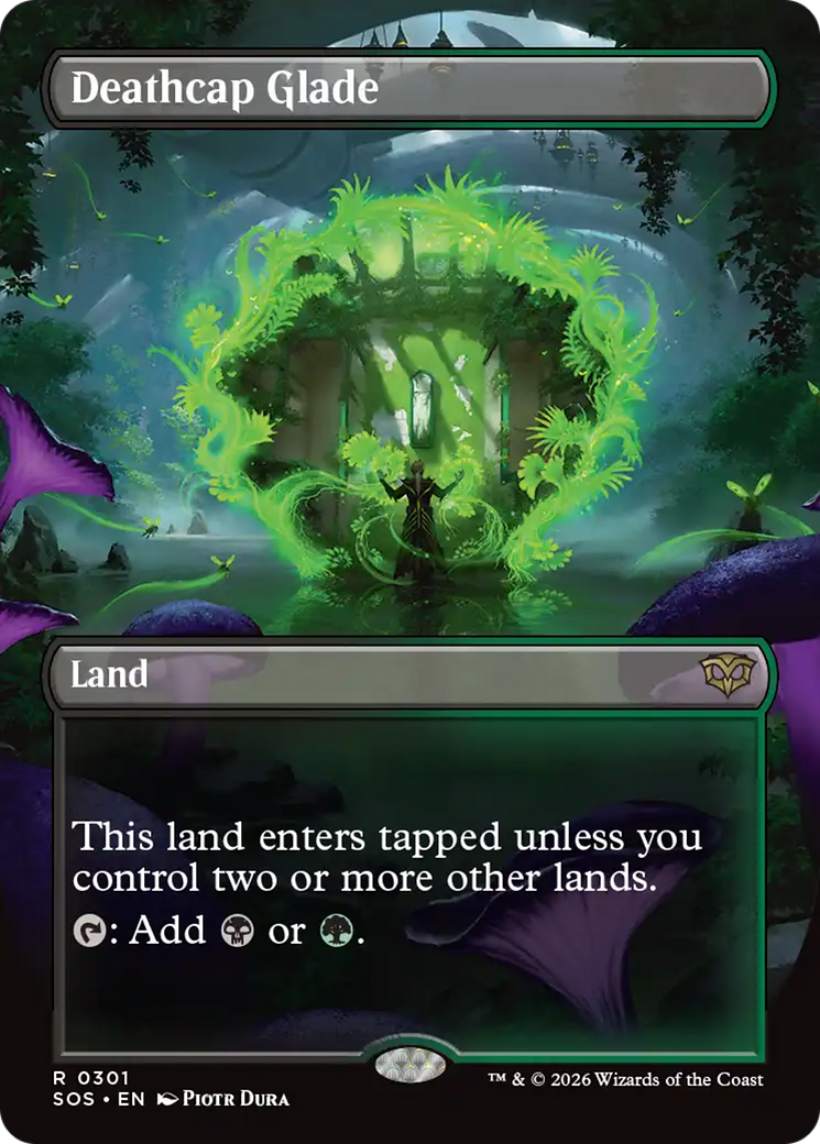 Deathcap Glade (Borderless) [Secrets of Strixhaven] | Cards and Coasters CA