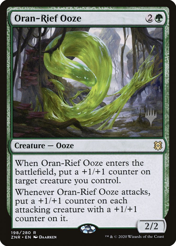 Oran-Rief Ooze (Promo Pack) [Zendikar Rising Promos] | Cards and Coasters CA