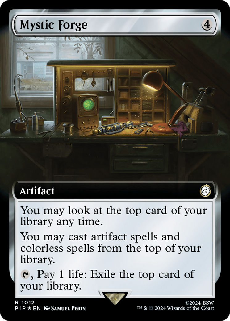 Mystic Forge (Extended Art) (Surge Foil) [Fallout] | Cards and Coasters CA