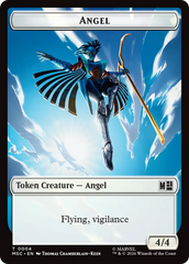 Angel (004) // Vibranium (015) Double-Sided Token [Marvel Super Heroes Commander Tokens] | Cards and Coasters CA
