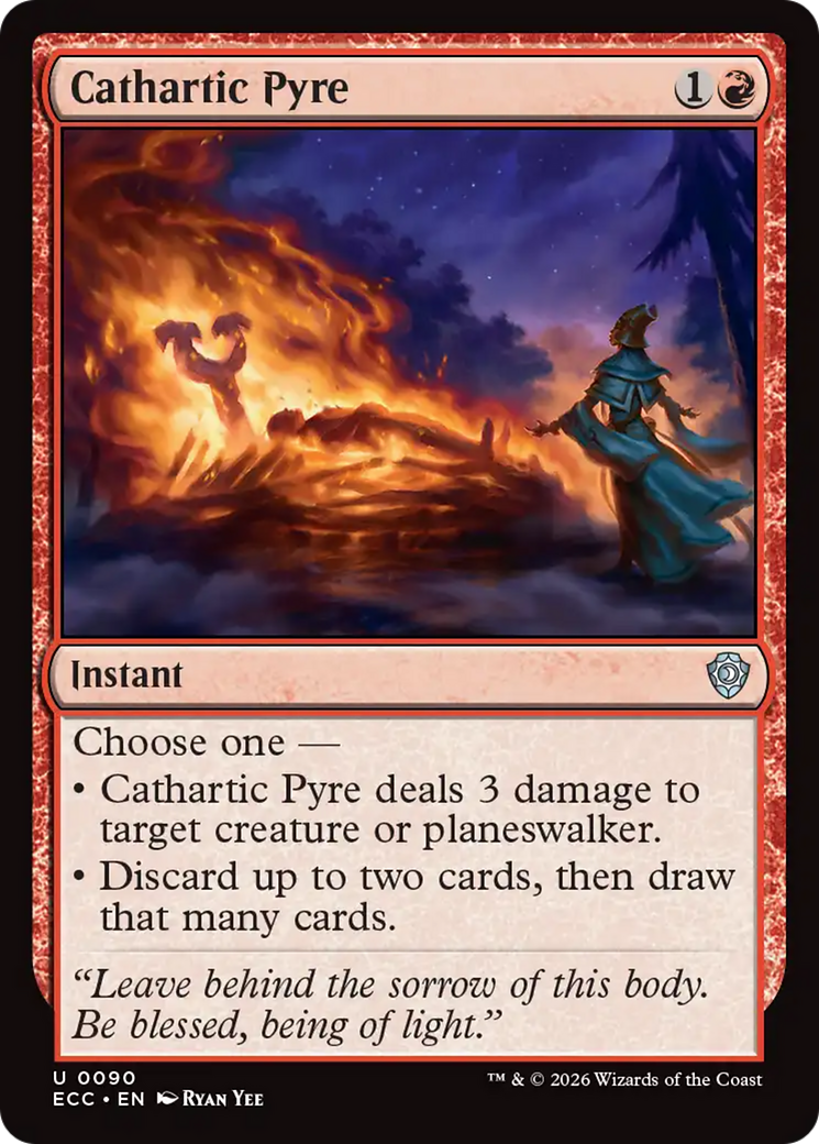 Cathartic Pyre [Lorwyn Eclipsed Commander] | Cards and Coasters CA