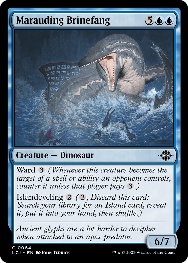 Marauding Brinefang [The Lost Caverns of Ixalan] | Cards and Coasters CA