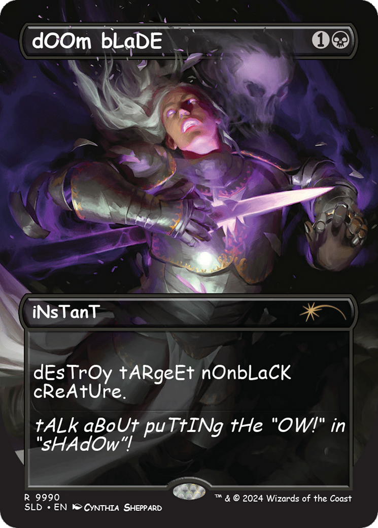 dOOm bLaDE [Secret Lair Drop Series] | Cards and Coasters CA
