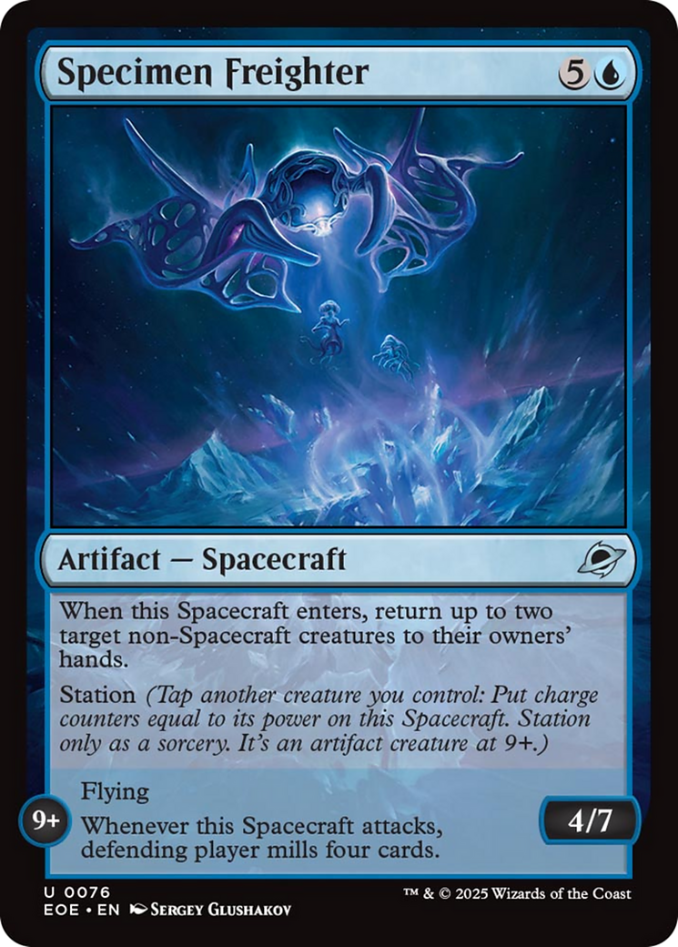 Specimen Freighter [Edge of Eternities] | Cards and Coasters CA