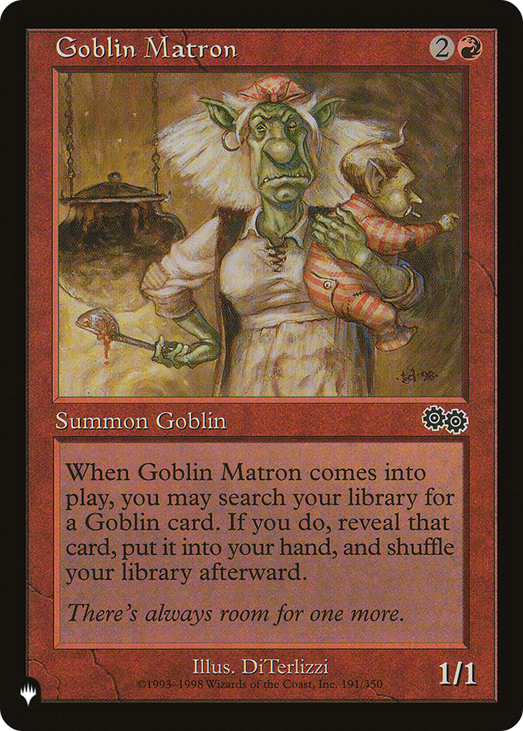 Goblin Matron (USG) [The List Reprints] | Cards and Coasters CA