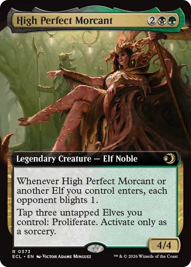 High Perfect Morcant (Extended Art) [Lorwyn Eclipsed] | Cards and Coasters CA