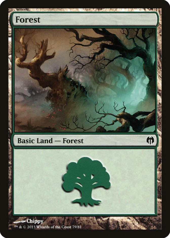 Forest (79) [Duel Decks: Heroes vs. Monsters] | Cards and Coasters CA