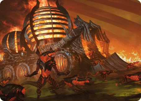 Urabrask's Forge Art Card [Phyrexia: All Will Be One Art Series] | Cards and Coasters CA