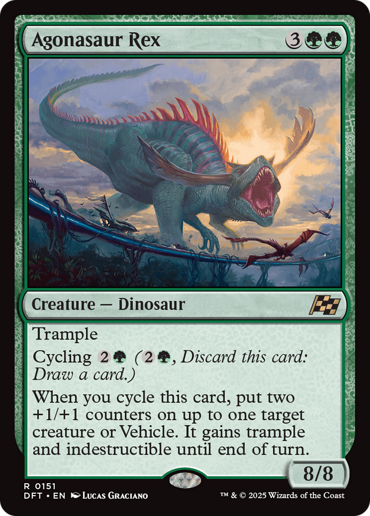 Agonasaur Rex [Aetherdrift] | Cards and Coasters CA