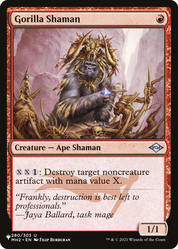 Gorilla Shaman [The List Reprints] | Cards and Coasters CA