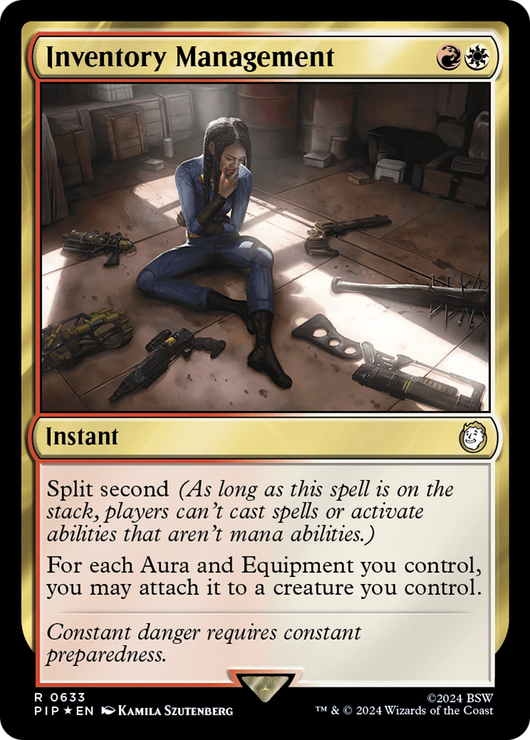 Inventory Management (Surge Foil) [Fallout] | Cards and Coasters CA
