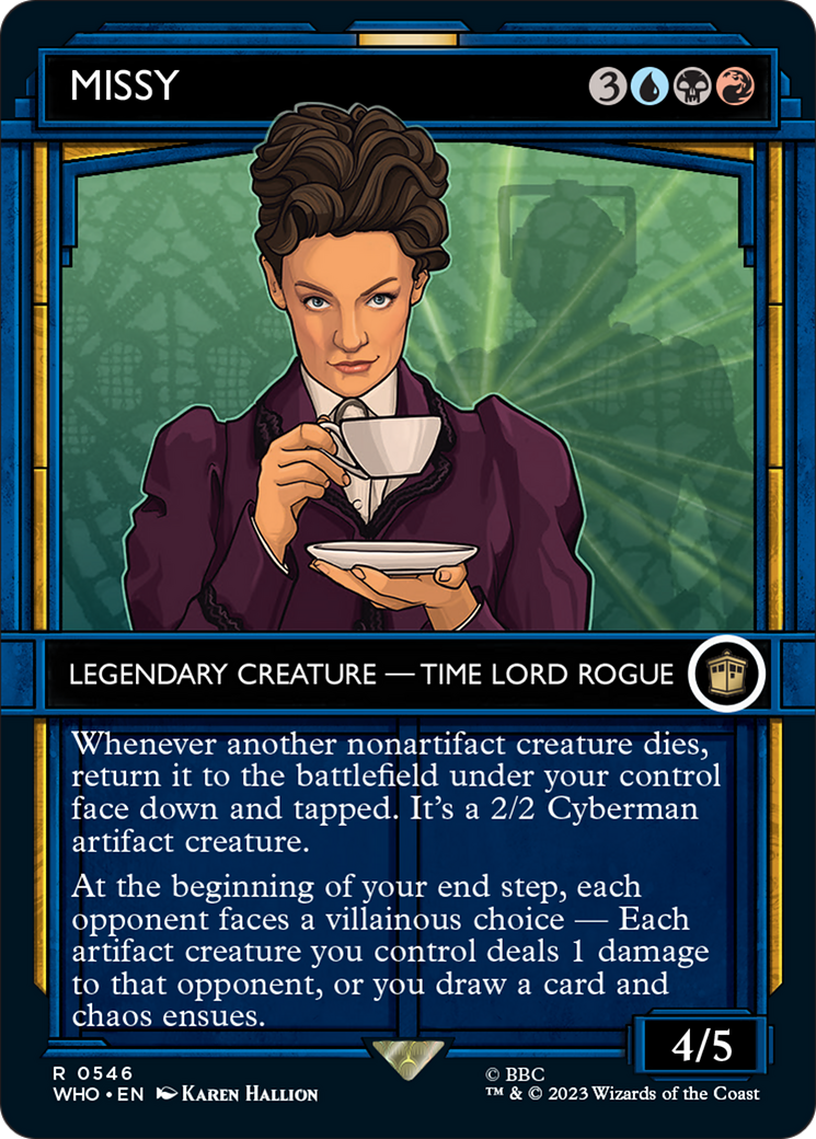 Missy (Showcase) [Doctor Who] | Cards and Coasters CA