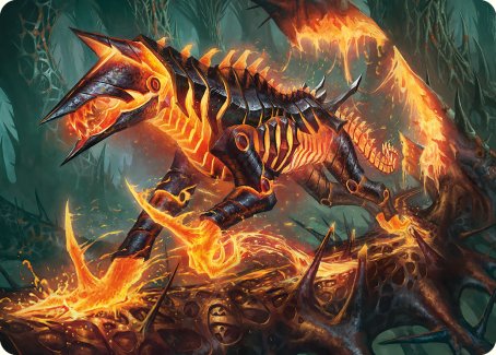 Kuldotha Cackler Art Card [Phyrexia: All Will Be One Art Series] | Cards and Coasters CA