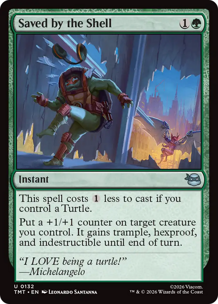 Saved by the Shell [Teenage Mutant Ninja Turtles] | Cards and Coasters CA