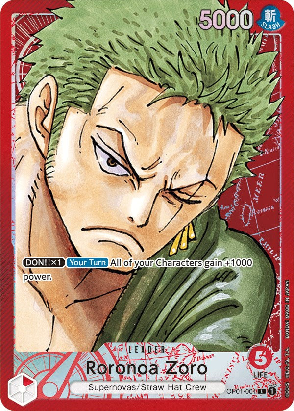 Roronoa Zoro (Parallel) [Romance Dawn] | Cards and Coasters CA