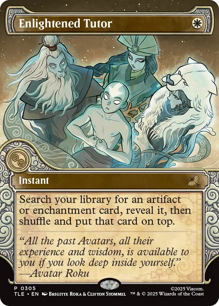 Enlightened Tutor (Showcase) [Avatar: The Last Airbender: Eternal-Legal] | Cards and Coasters CA