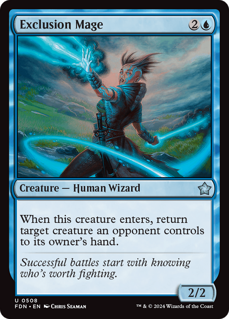Exclusion Mage [Foundations] | Cards and Coasters CA