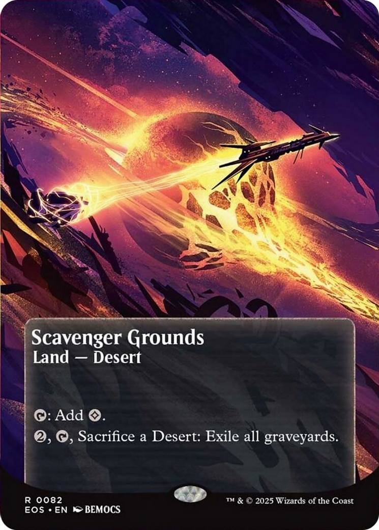 Scavenger Grounds (0082) (Borderless) [Edge of Eternities: Stellar Sights] | Cards and Coasters CA