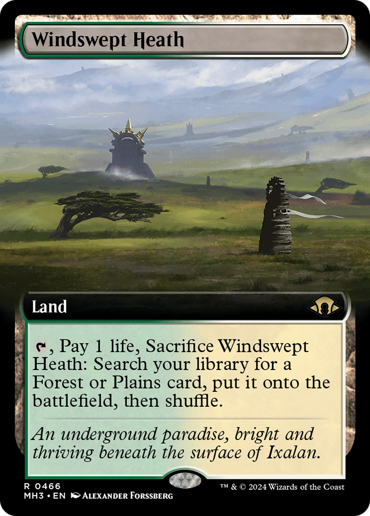 Windswept Heath (Extended Art) [Modern Horizons 3] | Cards and Coasters CA