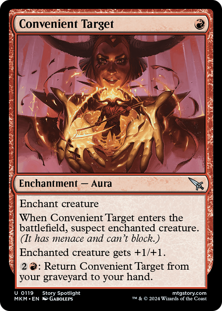 Convenient Target [Murders at Karlov Manor] | Cards and Coasters CA
