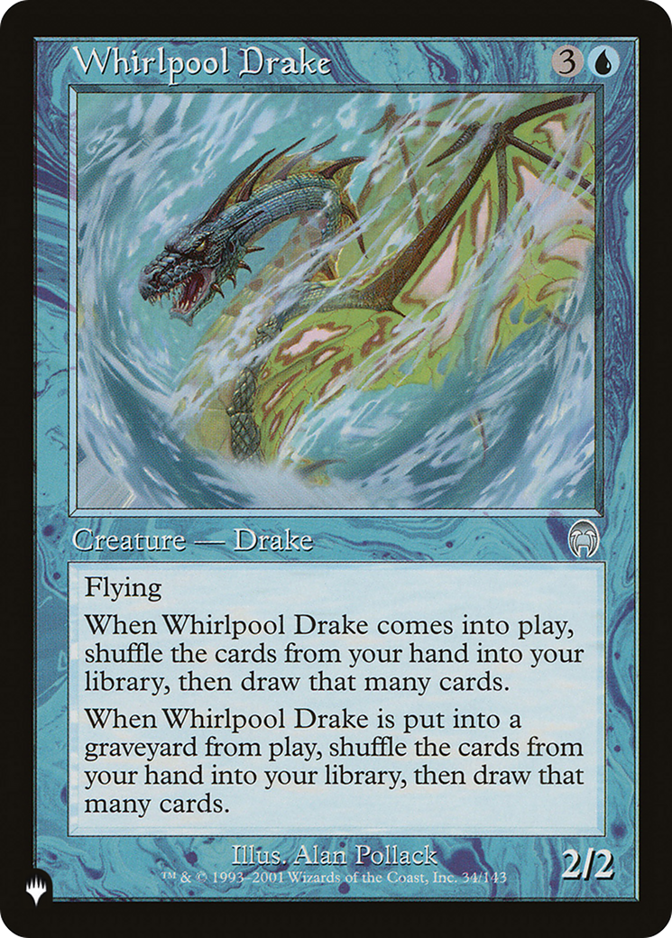 Whirlpool Drake [The List Reprints] | Cards and Coasters CA