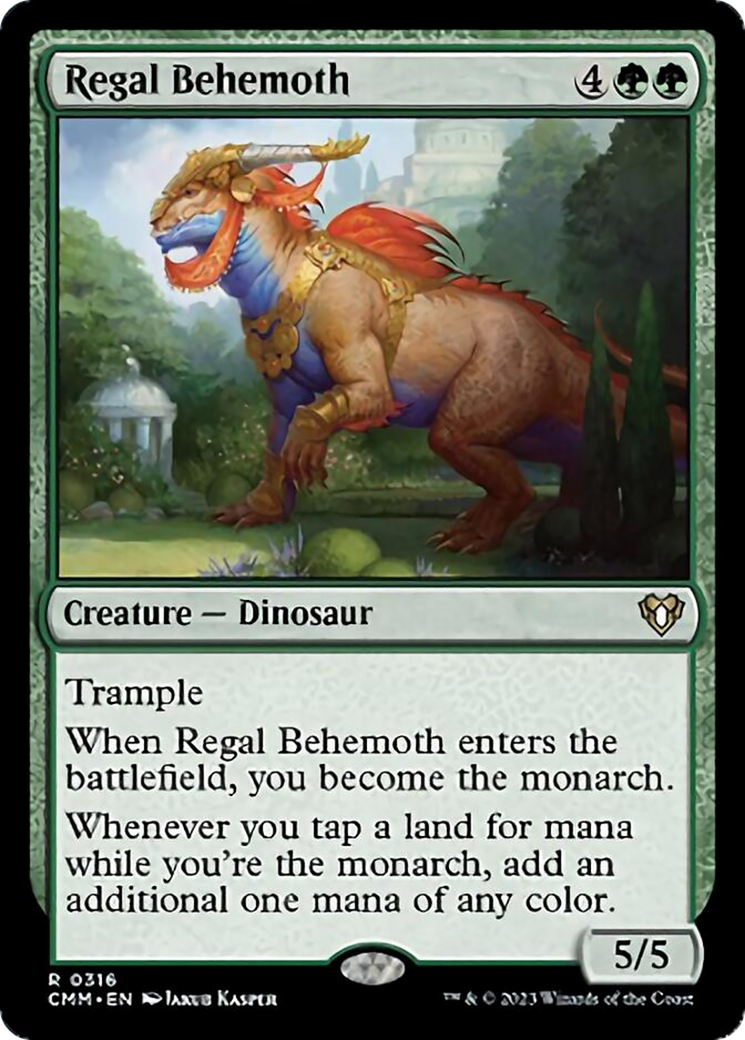 Regal Behemoth [Commander Masters] | Cards and Coasters CA