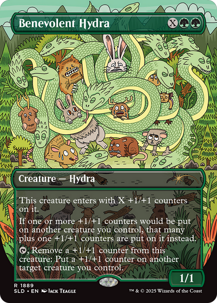 Benevolent Hydra (Rainbow Foil) [Secret Lair Drop Series] | Cards and Coasters CA