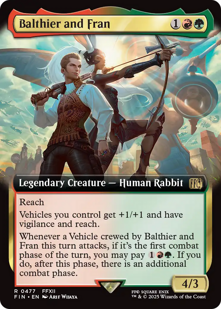 Balthier and Fran (Extended Art) [FINAL FANTASY] | Cards and Coasters CA