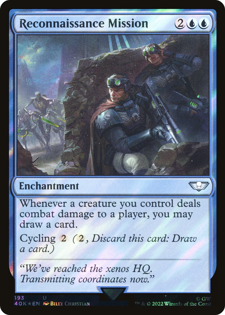Reconnaissance Mission (Surge Foil) [Marvel Super Heroes Commander] | Cards and Coasters CA