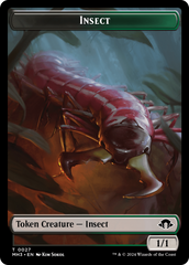 Zombie // Insect (0027) Double-Sided Token [Modern Horizons 3 Tokens] | Cards and Coasters CA