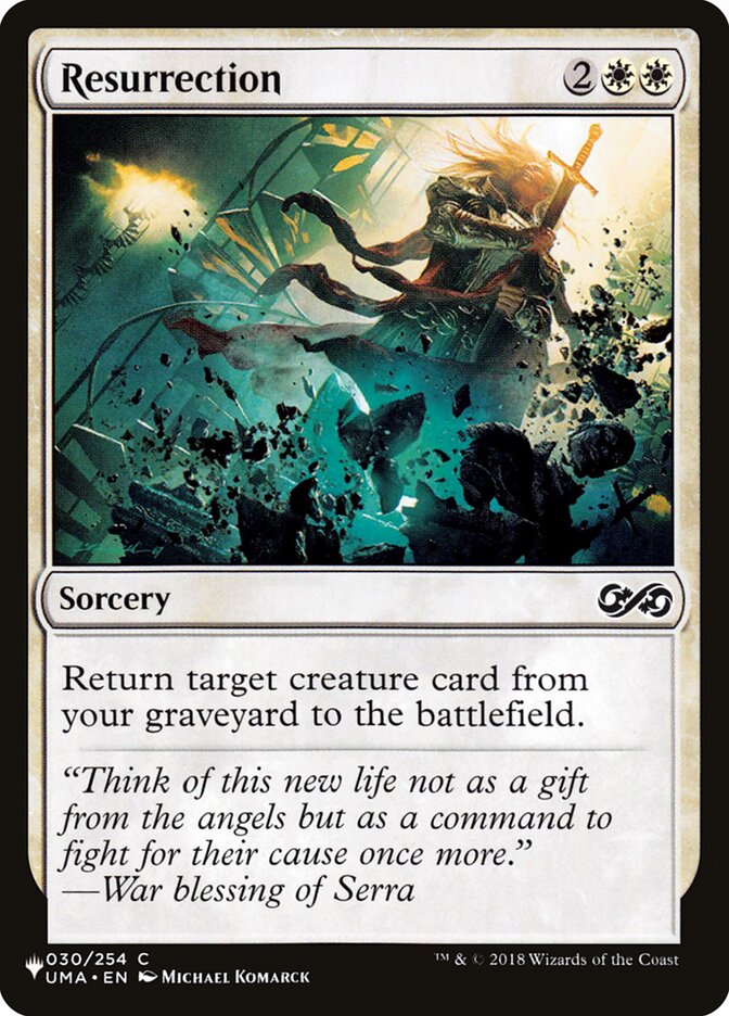 Resurrection [The List] | Cards and Coasters CA