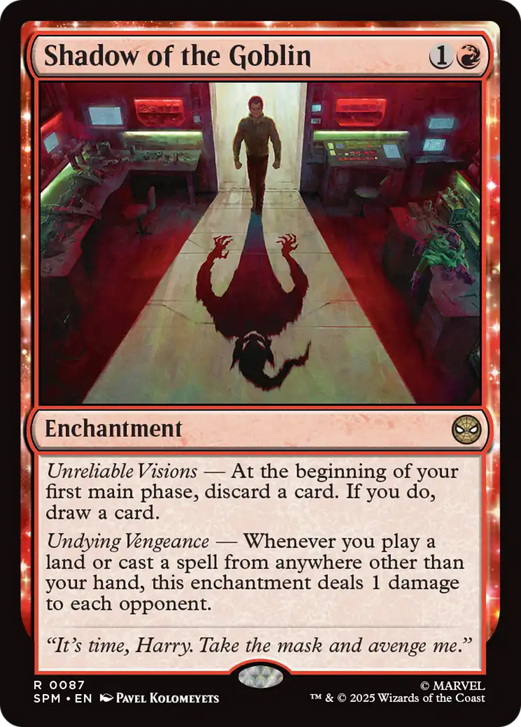 Shadow of the Goblin [Marvel's Spider-Man] | Cards and Coasters CA