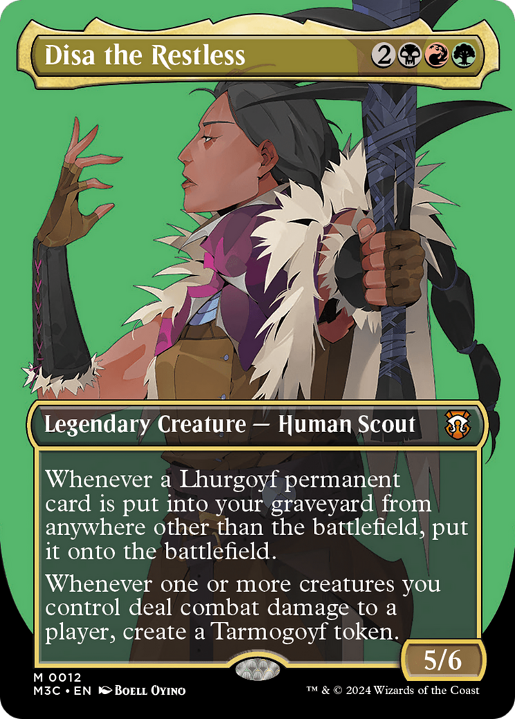 Disa the Restless (Borderless) [Modern Horizons 3 Commander] | Cards and Coasters CA
