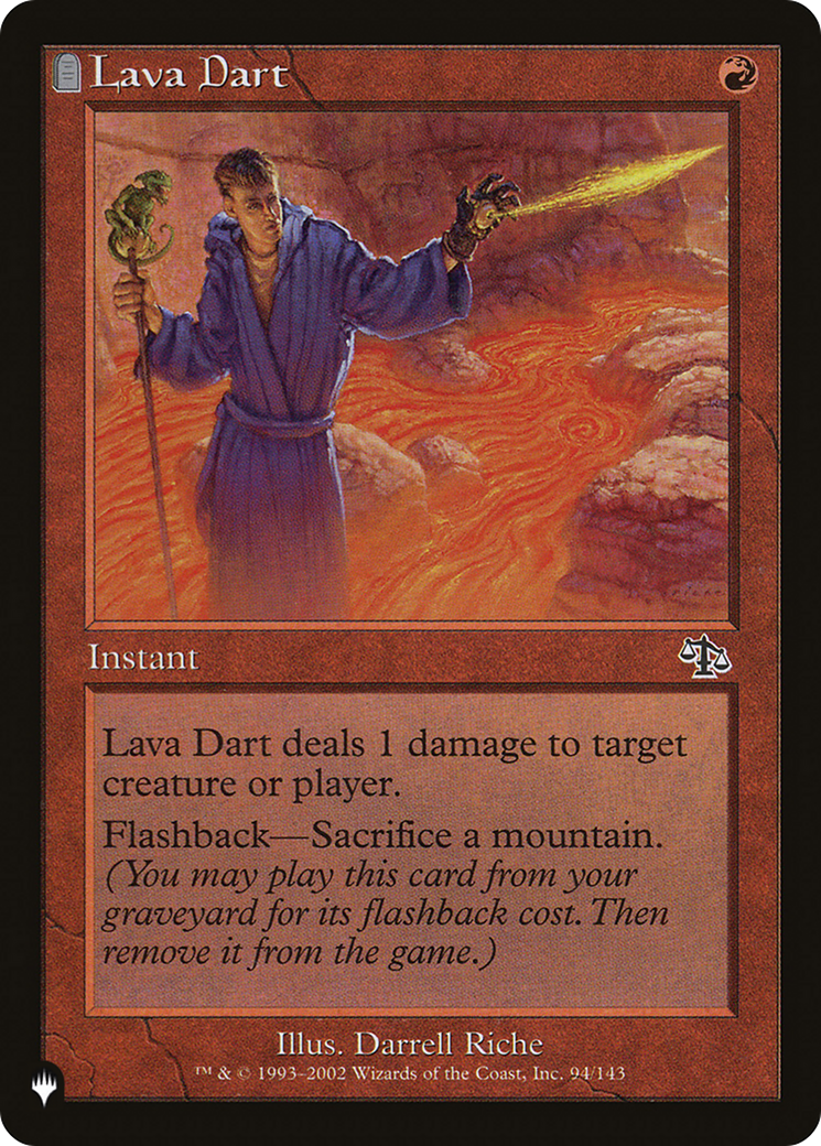 Lava Dart [The List Reprints] | Cards and Coasters CA