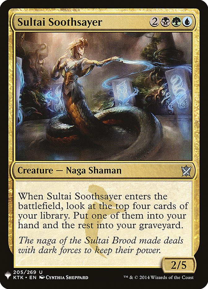 Sultai Soothsayer [Mystery Booster] | Cards and Coasters CA