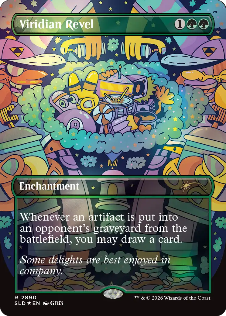 Viridian Revel [Secret Lair Drop Series] | Cards and Coasters CA