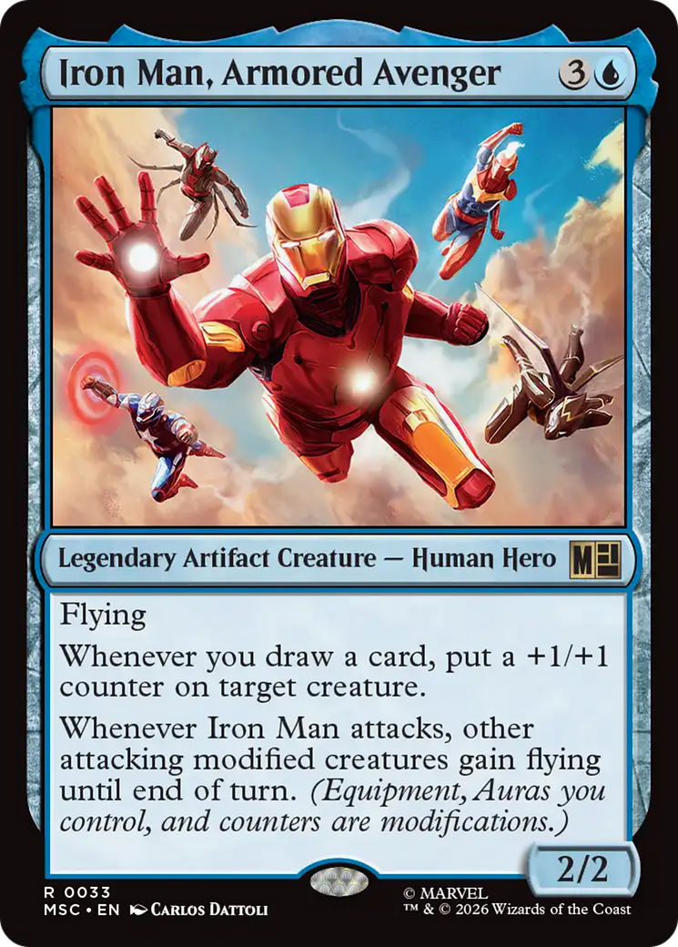 Iron Man, Armored Avenger [Marvel Super Heroes Commander] | Cards and Coasters CA