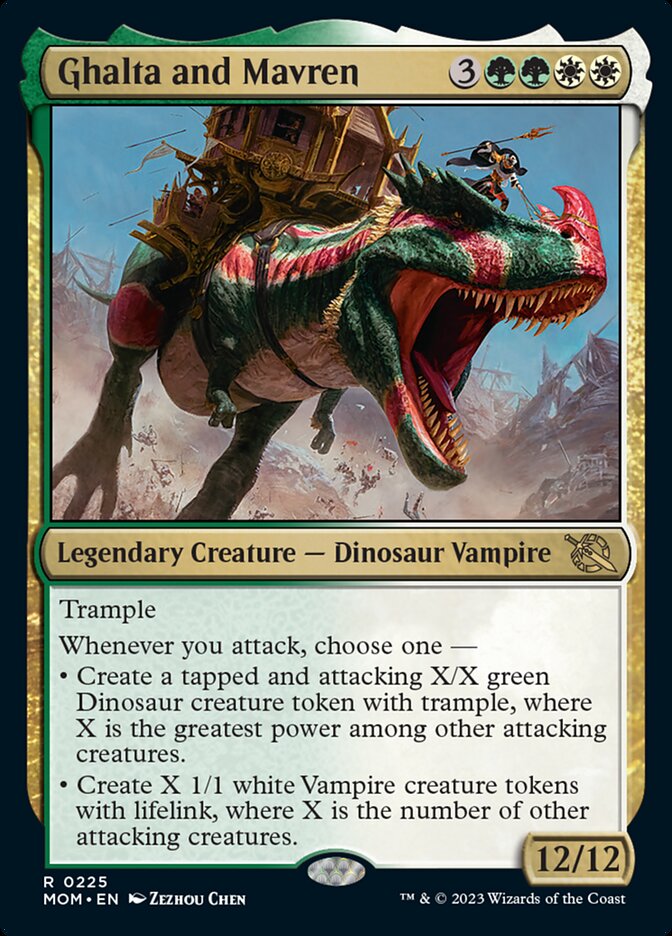 Ghalta and Mavren [March of the Machine] | Cards and Coasters CA