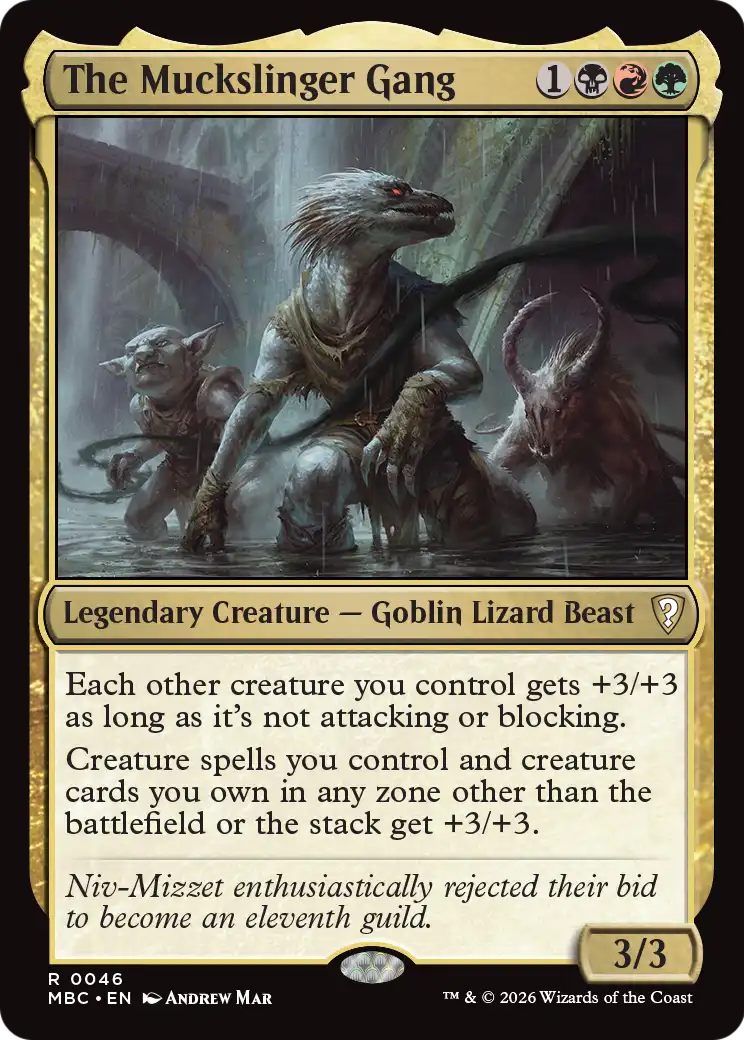 The Muckslinger Gang [Mystery Booster: Commander Edition] | Cards and Coasters CA