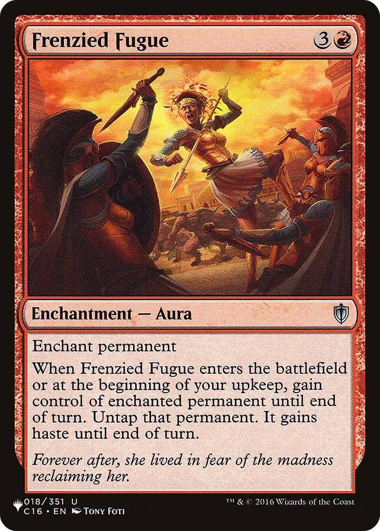 Frenzied Fugue [The List Reprints] | Cards and Coasters CA