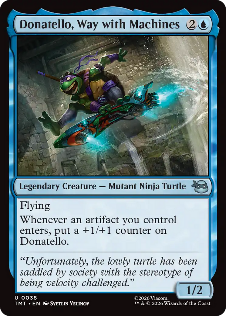 Donatello, Way with Machines [Teenage Mutant Ninja Turtles] | Cards and Coasters CA