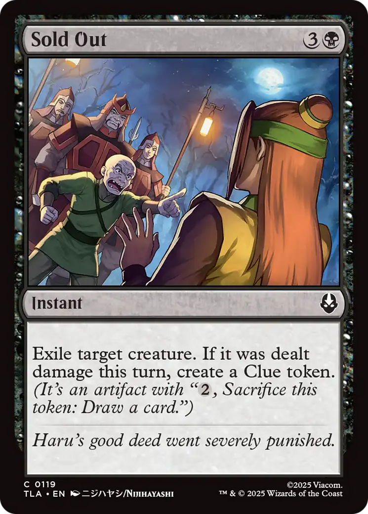 Sold Out [Avatar: The Last Airbender] | Cards and Coasters CA