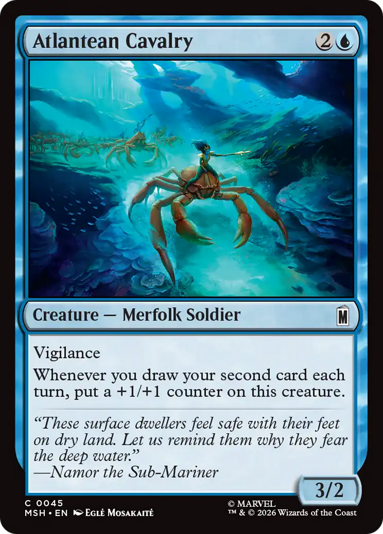 Atlantean Cavalry [Marvel Super Heroes] | Cards and Coasters CA